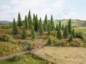 Kolejki i akcesoria - NOCH Zestaw jodeł 10szt 16-19cm 26822 - miniaturka - grafika 1