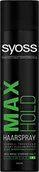 Kosmetyki do stylizacji włosów - Syoss lakier do włosów Max Hold trzymania stopni 5, Mega w dużym, 6er Pack (6 X 400 ML) SYMXH - miniaturka - grafika 1