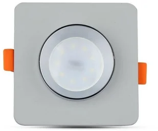 v-tac Oprawa Oczko V-TAC GIPS BETON GU10 Kwadrat Wpuszczany Szary/Chrom VT-862 - Oprawy, klosze i abażury - miniaturka - grafika 3