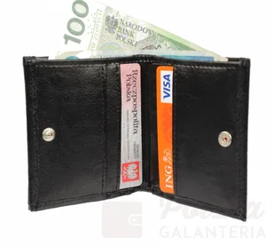 CRIS-POL Portfel CRIS-POL (PL) Skóra Naturalna Mały Pionowy Z Zapięciem - Portfele - miniaturka - grafika 3