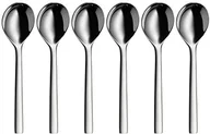 Inne sztućce - WMF łyżki do filiżanek na zupę zestaw 6-częściowy łyżki do filiżanek na zupę Nuova Cromargan z nierdzewnej stali nierdzewnych polerowanych 12.9159.6040 - miniaturka - grafika 1