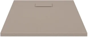 vidaXL Lumarko Brodzik prysznicowy, SMC, brązowy, 90 x 70 cm 148923 - Brodziki prysznicowe - miniaturka - grafika 4