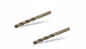 Wiertła - HSS Wiertło Do Nierdzewki Do Metalu 1.0 MM 2 Sztk - miniaturka - grafika 1