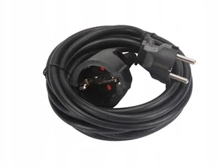 Perel EC03B-G kabel przedłużający, długość kabla 3 m, czarny EC03B-G - Gniazdka elektryczne - miniaturka - grafika 3