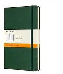 Moleskine 8058647629063 Notatniki - Klasyczna kolekcja Large/A5, w linie, twarda okładka w kolorze zieleni mirowej - Artykuły biurowe - miniaturka - grafika 2