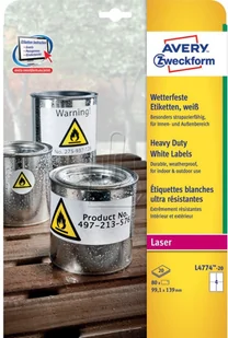 Avery Zweckform Zweckform Heavy Duty 99,1 x 139 mm (L4774-20) - Papier do drukarek - miniaturka - grafika 4