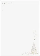 Pozostałe akcesoria świąteczne - Sigel DP084 papier do listów, motyw świąteczny Golden Tree, kolor złoty, format A4, 100 arkuszy DP084 - miniaturka - grafika 1