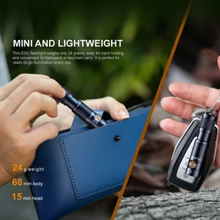 Fenix Latarka diodowa E05R czarna 039-493 - Latarki - miniaturka - grafika 9