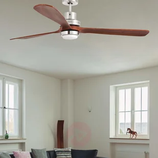 Lorefar sufitowy Lantau-G, orzech włoski - Wentylatory sufitowe - miniaturka - grafika 3