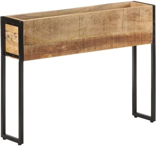 vidaXL Donica, 90x20x68 cm, surowe drewno mango - Donice - miniaturka - grafika 6