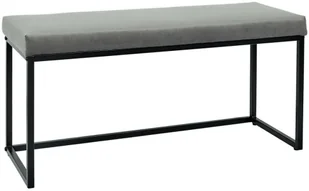 D2.Design Ławka Donore Szara Donore-Sz - Ławki ogrodowe - miniaturka - grafika 3