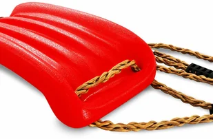 Huśtawka dla dzieci - deska, płaska CZERWONA - Place zabaw - miniaturka - grafika 2