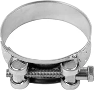 Akcesoria do urządzeń ogrodniczych - VOREL Obejma opaska śrubowa zaciskowa ocynkowana GBS W1 74-79mm - miniaturka - grafika 1