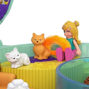 Mattel Polly Pocket Kompaktowe Zestawy Hedgehog Cafe FRY35 GTN15 - Lalki dla dziewczynek - miniaturka - grafika 5