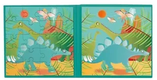 Scratch Puzzle magnetyczne - książka podróżna Dino 2 obrazki 40 elem. mokopico-1613-0 - Puzzle - miniaturka - grafika 5