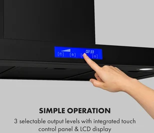 Klarstein CGCH5-Sabrina-90BK - Okapy kuchenne - miniaturka - grafika 6