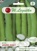 Nasiona i cebule - Legutko sp. z o.o Nasiona Bób ogrodowy Jankiel Biały, śr.wczesny 50g - miniaturka - grafika 1