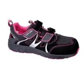 Obuwie robocze - LAHTI PRO Sandały robocze damskie zamsz/dzianina S1 SRC rozmiar 40 L3060440 LPL3060440 - miniaturka - grafika 1