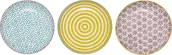Talerze - Bloomingville Talerzyki deserowe Patrizia 3 szt. 21105937 - miniaturka - grafika 1