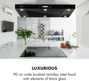 Klarstein Valeria 90 Czarny - Okapy kuchenne - miniaturka - grafika 8