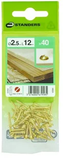 STANDERS Wkręt 2.5 x 12 mm 40 szt. - Wkręty - miniaturka - grafika 2