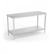 Stoły gastronomiczne - Royal Catering Stół roboczy - 150 x 60 cm - 230 kg - stal nierdzewna CATERING 10011354 RCAT-150/60-NW - miniaturka - grafika 1