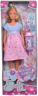 Simba 105733388 - Steffi Love Welcome Surprise / lalka w ciąży / z dzieckiem / kominiarka, dla dzieci od 3 lat - Lalki dla dziewczynek - miniaturka - grafika 6