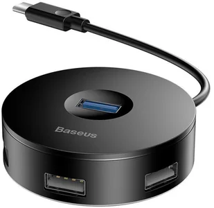 Baseus Hub USB Baseus CAHUB-G01 3x USB 2.0 1x USB 3.0 kolor czarny - Huby USB - miniaturka - grafika 14