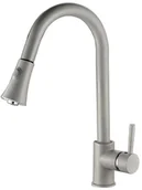 Baterie kuchenne - Laveo Bateria zlewozmywakowa stojąca z wyciąganą wylewką DARU BLD_969D - miniaturka - grafika 1