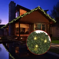 Ozdoby bożonarodzeniowe - vidaXL vidaXL Świąteczna girlanda z lampkami LED 10 m 242424 - miniaturka - grafika 1