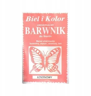 czakos Barwnik do tkanin "Motyl", łososiowy, Biel i Kolor, 10 g CZ-BT-076 - Farby i media malarskie - miniaturka - grafika 2