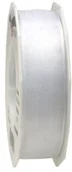 Pasmanteria - Pattberg Prezent 25 MM 25 m Four Seasons  taśma organza z drutu, biały 6072525-001 - miniaturka - grafika 1