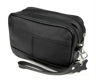 Magre (PL) Saszetka Męska Skórzana Średnia (PL) LESZEK II Skóra Naturalna - Nerki - miniaturka - grafika 2