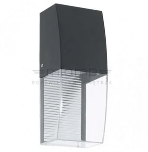 Eglo Zewnętrzna LAMPA ścienna SERVOI 95991 prostokątna OPRAWA LED 3,7W elewacyjny KINKIET ogrodowy IP44 biały przezroczysty 95991 - Lampy ogrodowe - miniaturka - grafika 2