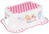 Kosmetyki kąpielowe dla dzieci - Podnóżek antypoślizgowy Księżniczka biały - miniaturka - grafika 1