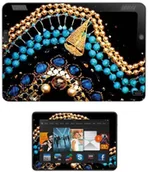 Etui do czytników e-book - Diabloskinz B0110  0085  0008 samoprzylepna naklejka winylowa do Amazon Kindle Fire HDX o przekątnej 7 cali (17.8 cm) Golden Voyage 5055783715318 - miniaturka - grafika 1