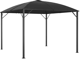 vidaXL Altana ogrodowa z zasłonami, 300x300x265 cm, antracytowa - Altany ogrodowe - miniaturka - grafika 7