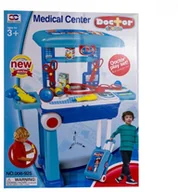 Zabawy w naśladowanie dorosłych - EUROBABY ZABAWKI ZABAWKA MEDYK WALIZKA 0896547 EBZ008925 - miniaturka - grafika 1