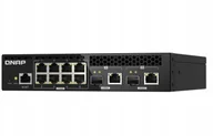 Switche - Qnap QSW-M2108R-2C Przełącznik 10GbE SFP+/RJ45 - miniaturka - grafika 1