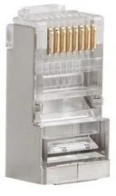 LANBERG Wtyk sieciowy RJ45 8P8C kat.5E FTP 100szt do linki i do drutu + EKSPRESOWA 24H PLS-5000 - Wtyczki i adaptery - miniaturka - grafika 7