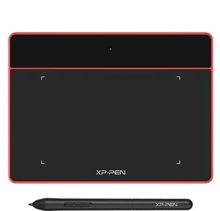 XP-Pen Deco Fun XS czerwony (130978) - Tablety graficzne - miniaturka - grafika 2