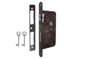 Kłódki - LOB Zamek wpuszczany zastawkowy 60/50 brąz - miniaturka - grafika 1