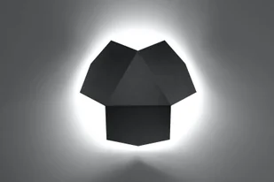 Sollux Lighting TRE Czarny kinkiet SL.0425 Sl.0425 - Lampy ścienne - miniaturka - grafika 4