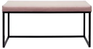 DKWADRAT Ławka Donore różowa 230768 - Taborety i hokery - miniaturka - grafika 3