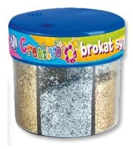 Astra Brokat sypki ASTRA 50g. srebrny / złoty - Pasmanteria - miniaturka - grafika 3