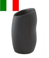 Mydelniczki i dozowniki mydła - Gedy Kubek 8,5x8,5x13 cm do postawienia, czarny mat ISIDE SH/ 189814 - miniaturka - grafika 1