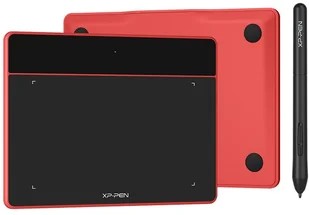 XP-Pen Deco Fun XS czerwony (130978) - Tablety graficzne - miniaturka - grafika 3