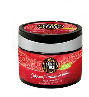 Tutti Frutti Tutti Frutti Wiśnia&Porzeczka Regenerujący cukrowy peeling do ciała 300g - Peelingi i scruby do twarzy - miniaturka - grafika 2