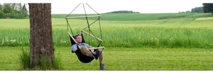 Amazonas Fotel hamakowy Swinger, czarny - Hamaki - miniaturka - grafika 2