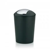 Kosze na śmieci - Kela Marta - kosz na śmieci łazienkowy, 5,0 l, czarny, KE-22300 - miniaturka - grafika 1